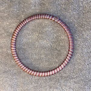 3 for $10 bracelet, pink and white